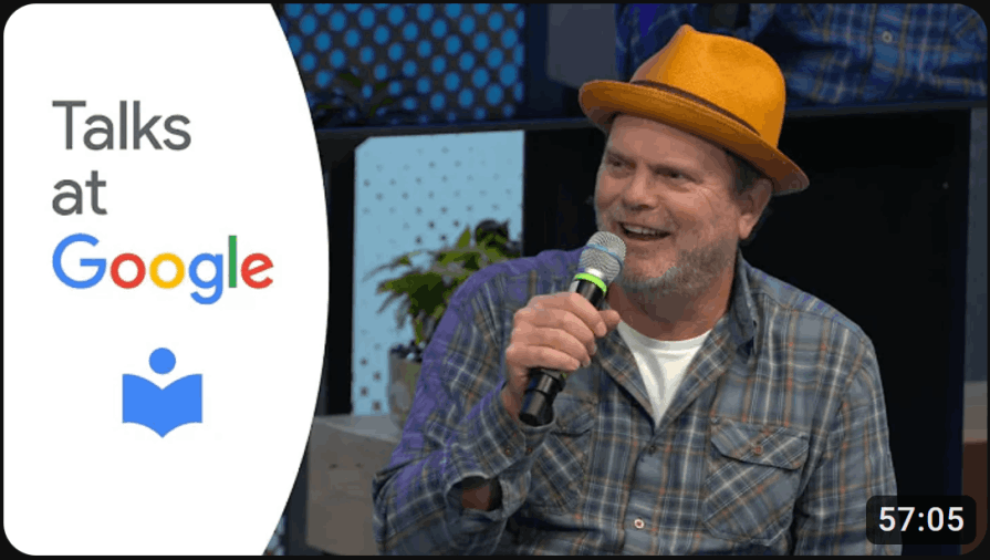 Rainn Wilson gives talk at Google