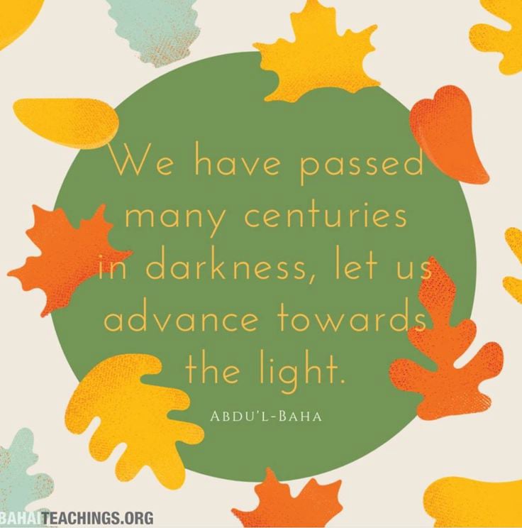 We have passed many centuries in darkness, let us advance towards the light.