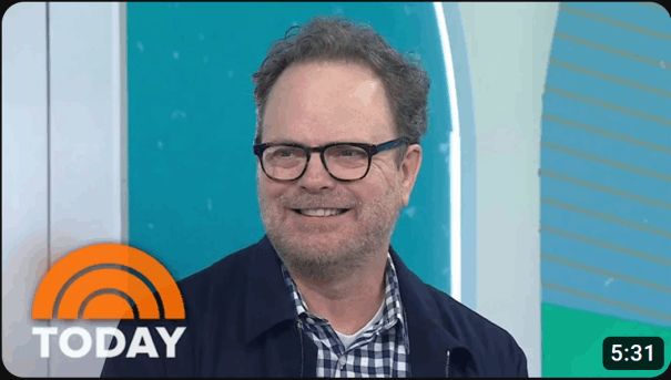 Rainn Wilson on the Today Show